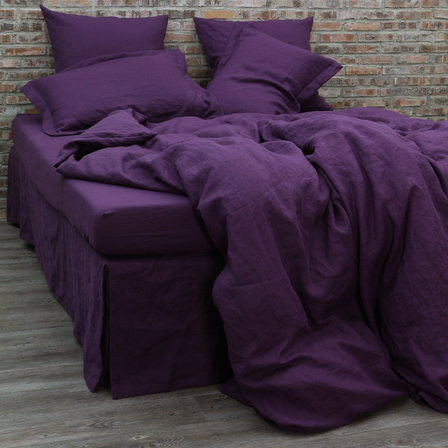 Linenshed New Bed Linen Color Aubergine