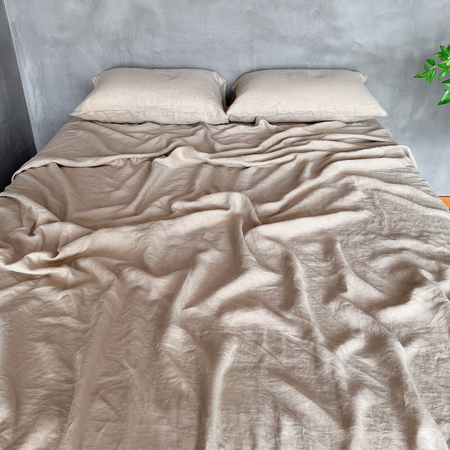 Linen Bed Sheets Australia French Linen Natural Undyed Bed Sheet