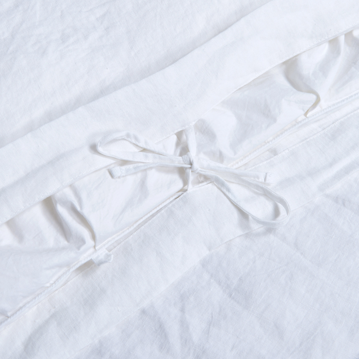 Linen Duvet Cover Optic White