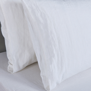Housewife Linen Pillowcases Optic White (set of 2)