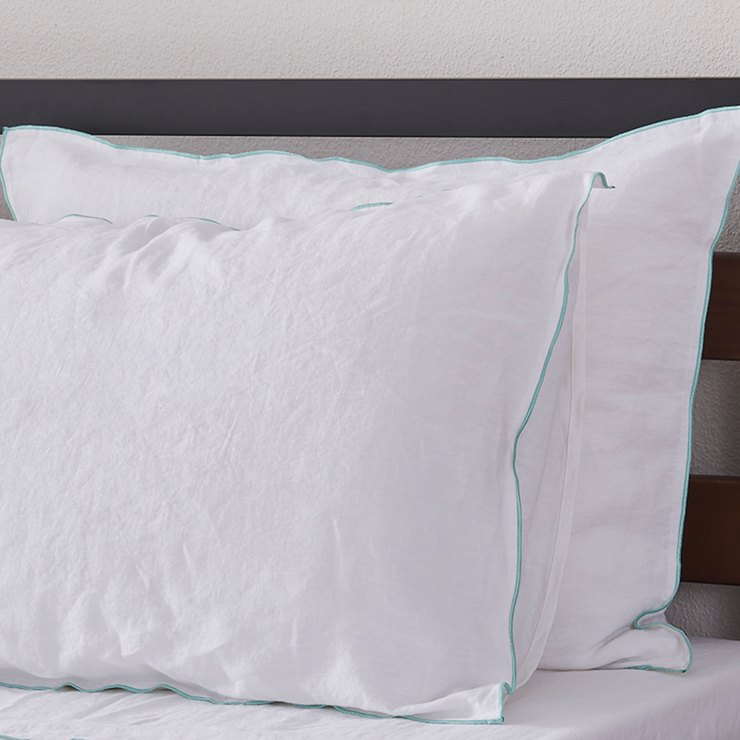 Bourdon Edge Flanged Pillowcases (set of 2)