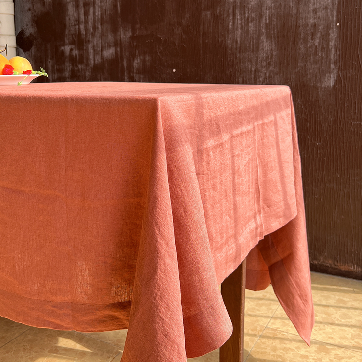 Linen Plain Tablecloth