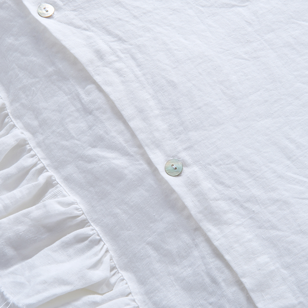 Linen Duvet Covers Australia Hand Frayed Ruffles Linen Duvet Cover