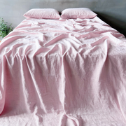 Lavender Pink Flat Sheet - linenshed