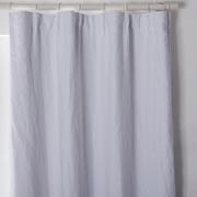 Detail Front View of Linen Curtain with Blackout-linenshed