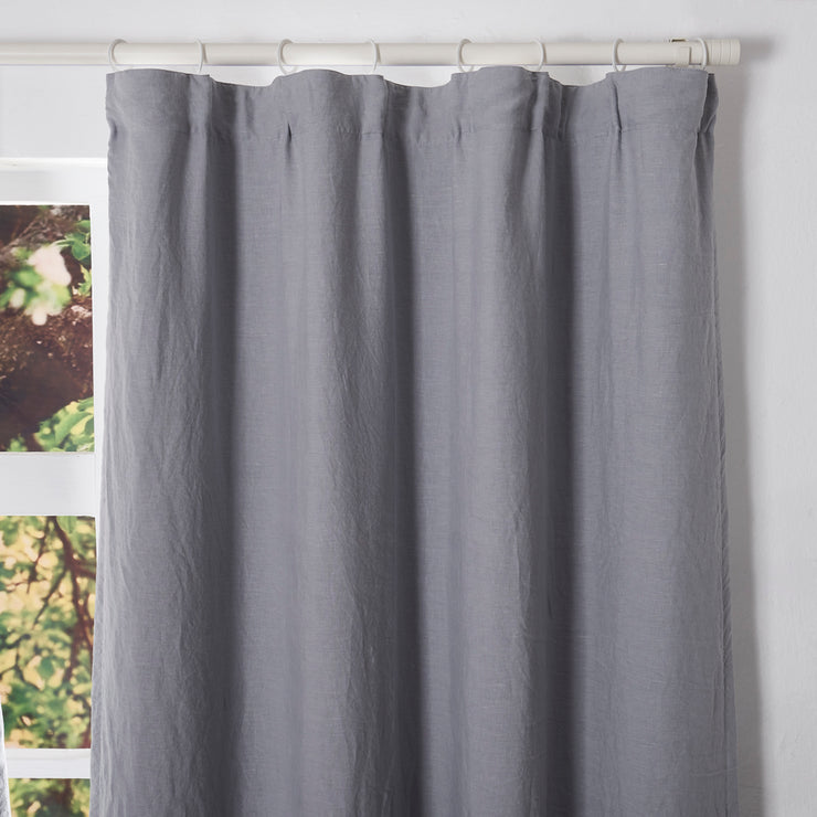 Basic Linen Curtain with Blackout Lining (rect. custom size)