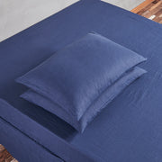 Housewife Linen Pillowcases Indigo Blue (set of 2)