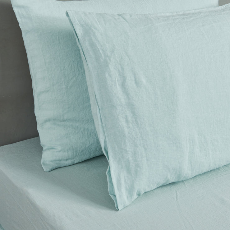 Housewife Linen Pillowcases Icy Blue (set of 2)