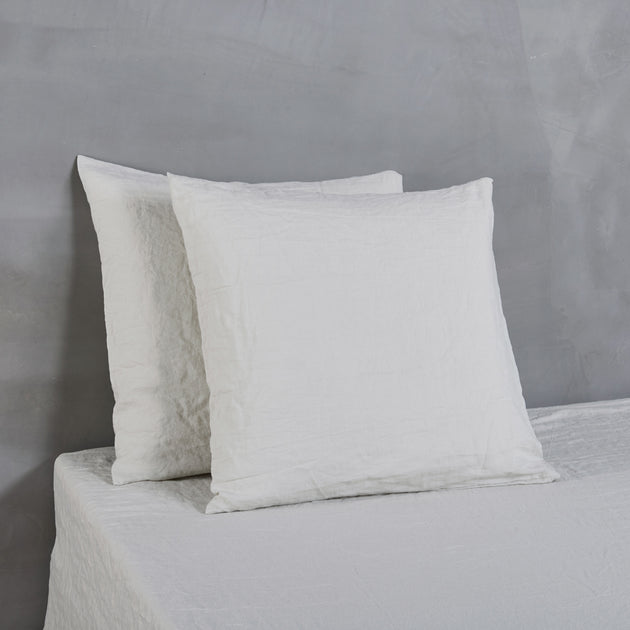 Crinkled Linen Pillow Slips Linenshed