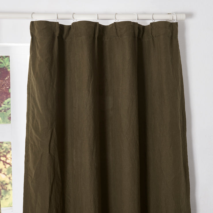 Basic Linen Curtain with Blackout Lining