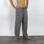Linen Men's Casual Trousers - linenshed.au - 1