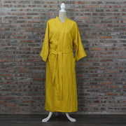 Linen Unisex Long Kimono Style Bathrobe - linenshed.au - 5