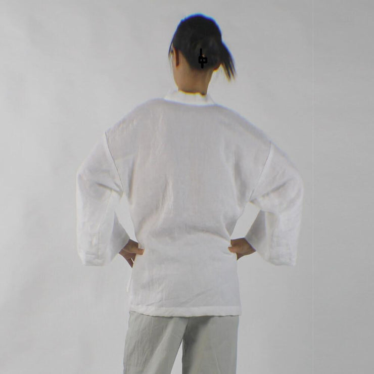 Linen Kimono Wrap Top - linenshed.au - 2