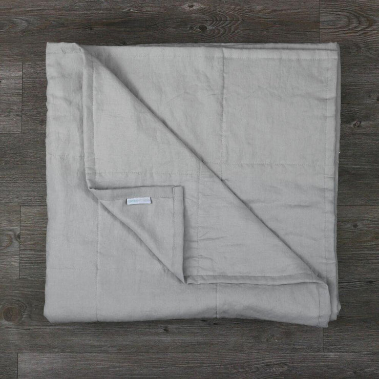 Linen Quilted Bedspread - linenshed.au - 20