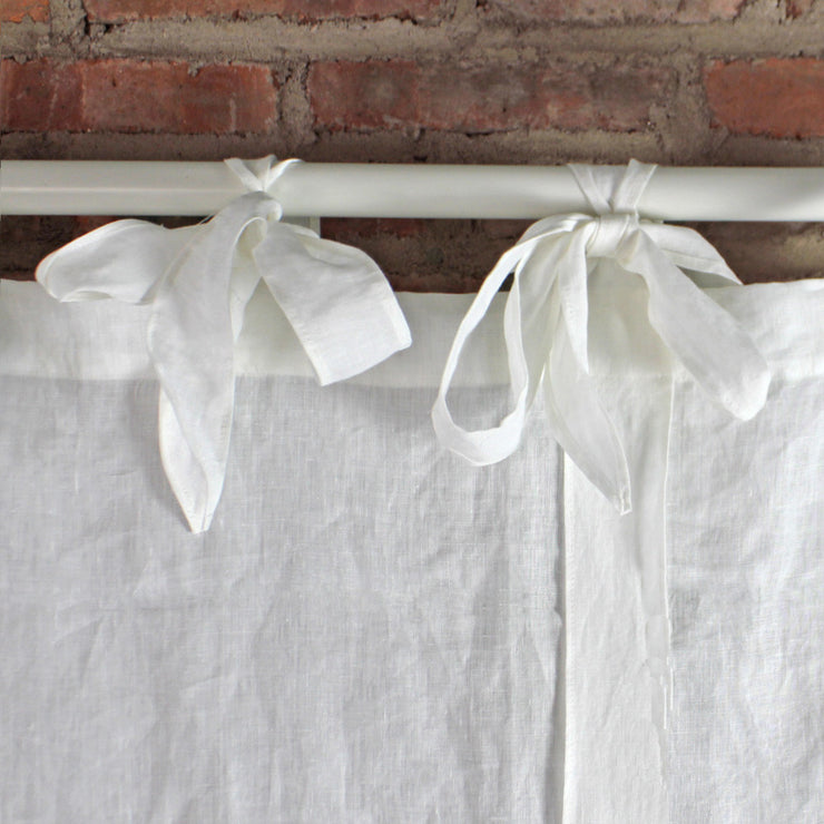 Bow Ties Linen Window Curtain - linenshed.au - 3