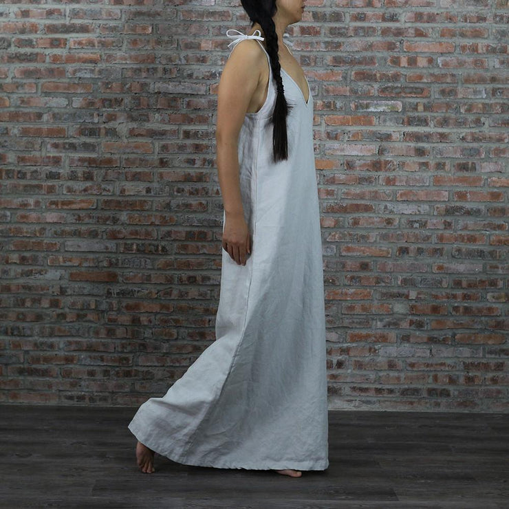 Long Linen Night Gown