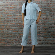 "Megan" Linen Pajama Set - linenshed.au - 1