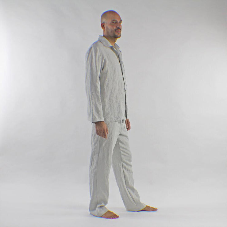 Men's Linen Pajamas Sets - linenshed.au - 5