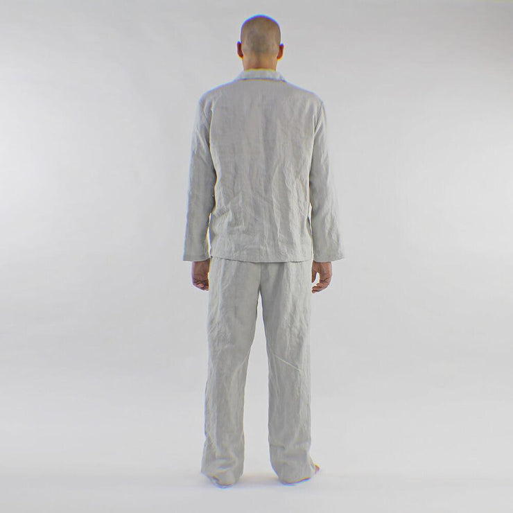 Men's Linen Pajamas Sets - linenshed.au - 6