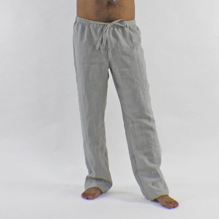 Men's Linen Pajamas Trousers - linenshed.au - 1