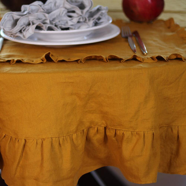 Buy Custom Linen Tablecloths Online 100 Linen Table Cloths