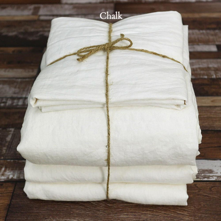 100 % Linen Crib sheets set
