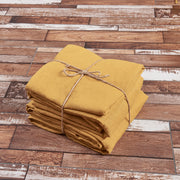 100 % Linen Sheets Set Mustard