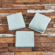 100 % Linen Sheets Set Icy Blue