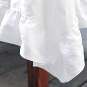 Tablecloth made from 100% Linen Rectangular Closeup - Linenshed