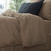 Linen Duvet Cover Coffee