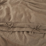 Linen Duvet Cover Coffee
