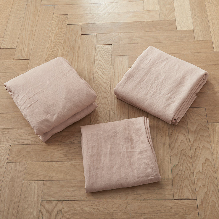 100 % Linen Sheets Set Nude