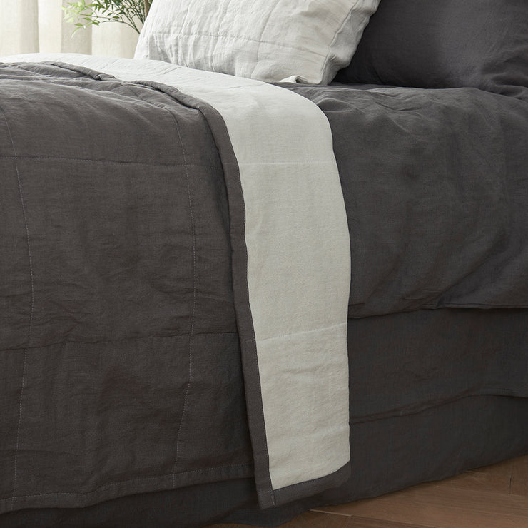 Linen Quilted Bedspread